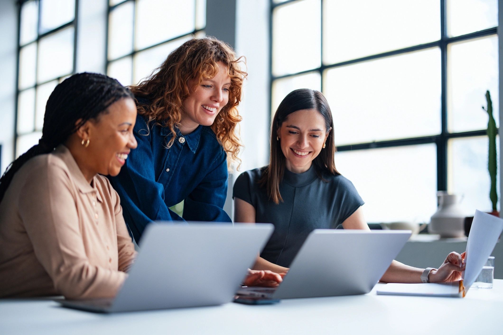 diverse tech professionals collaboration